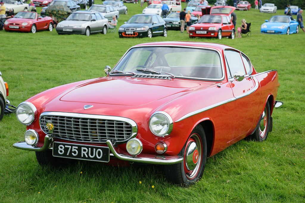 LHD Volvo car with left hand wheel