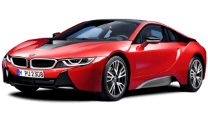 a red color lhd car