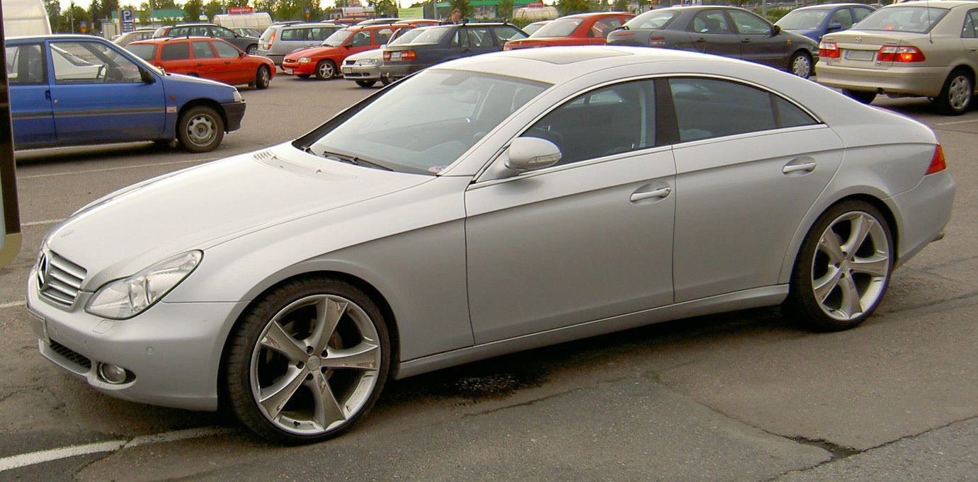 LHD Mercedes-Benz car with left hand wheel